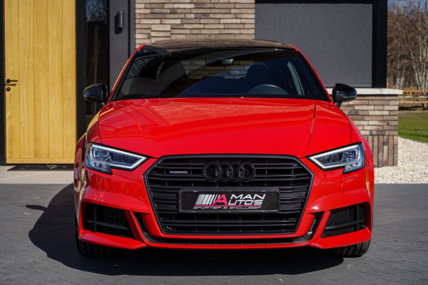 Audi A3 Limousine 2.0 TFSI 3X S-Line Quattro Pano/RS-zetels/Virtual/Tango-red