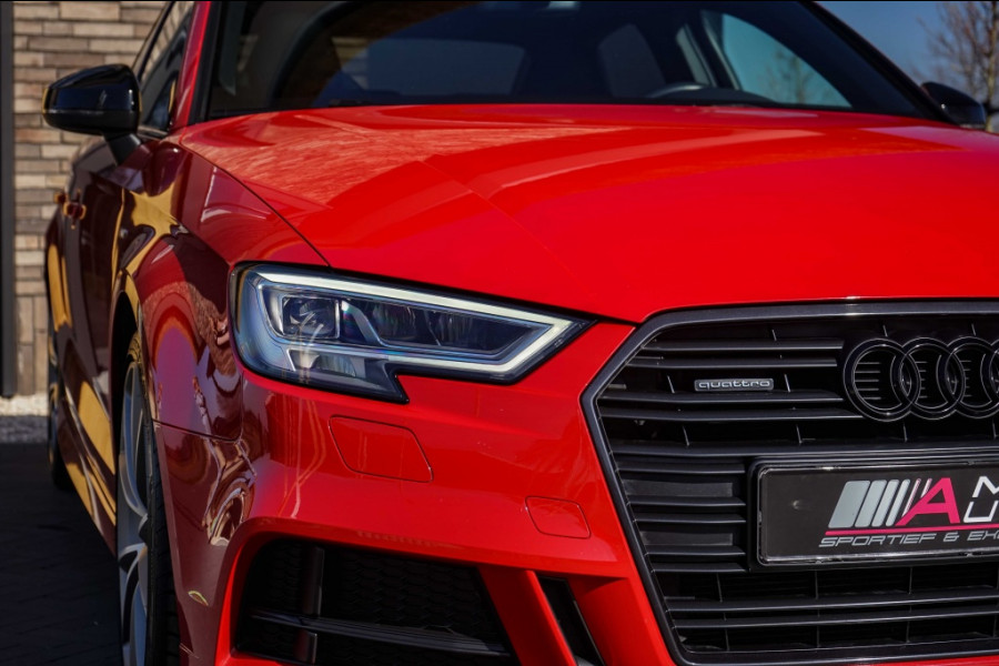 Audi A3 Limousine 2.0 TFSI 3X S-Line Quattro Pano/RS-zetels/Virtual/Tango-red