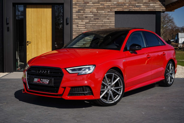 Audi A3 Limousine 2.0 TFSI 3X S-Line Quattro Pano/RS-zetels/Virtual/Tango-red