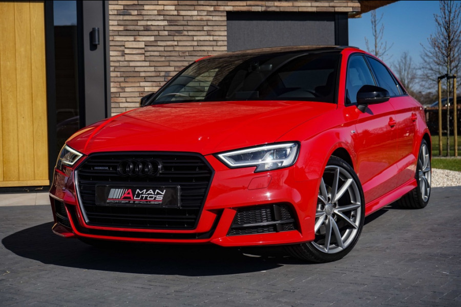 Audi A3 Limousine 2.0 TFSI 3X S-Line Quattro Pano/RS-zetels/Virtual/Tango-red