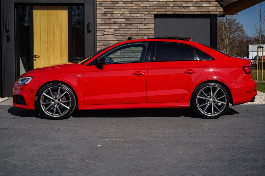 Audi A3 Limousine 2.0 TFSI 3X S-Line Quattro Pano/RS-zetels/Virtual/Tango-red