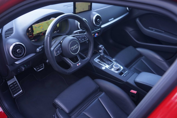 Audi A3 Limousine 2.0 TFSI 3X S-Line Quattro Pano/RS-zetels/Virtual/Tango-red