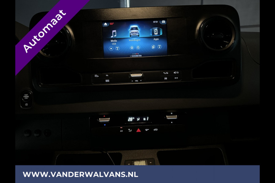 Mercedes-Benz Sprinter 316 CDI 164pk Automaat L2H2 inrichting Euro6 Airco | 2800kg Trekhaak | Camera | Apple Carplay | Cruisecontrol Android Auto, Parkeersensoren