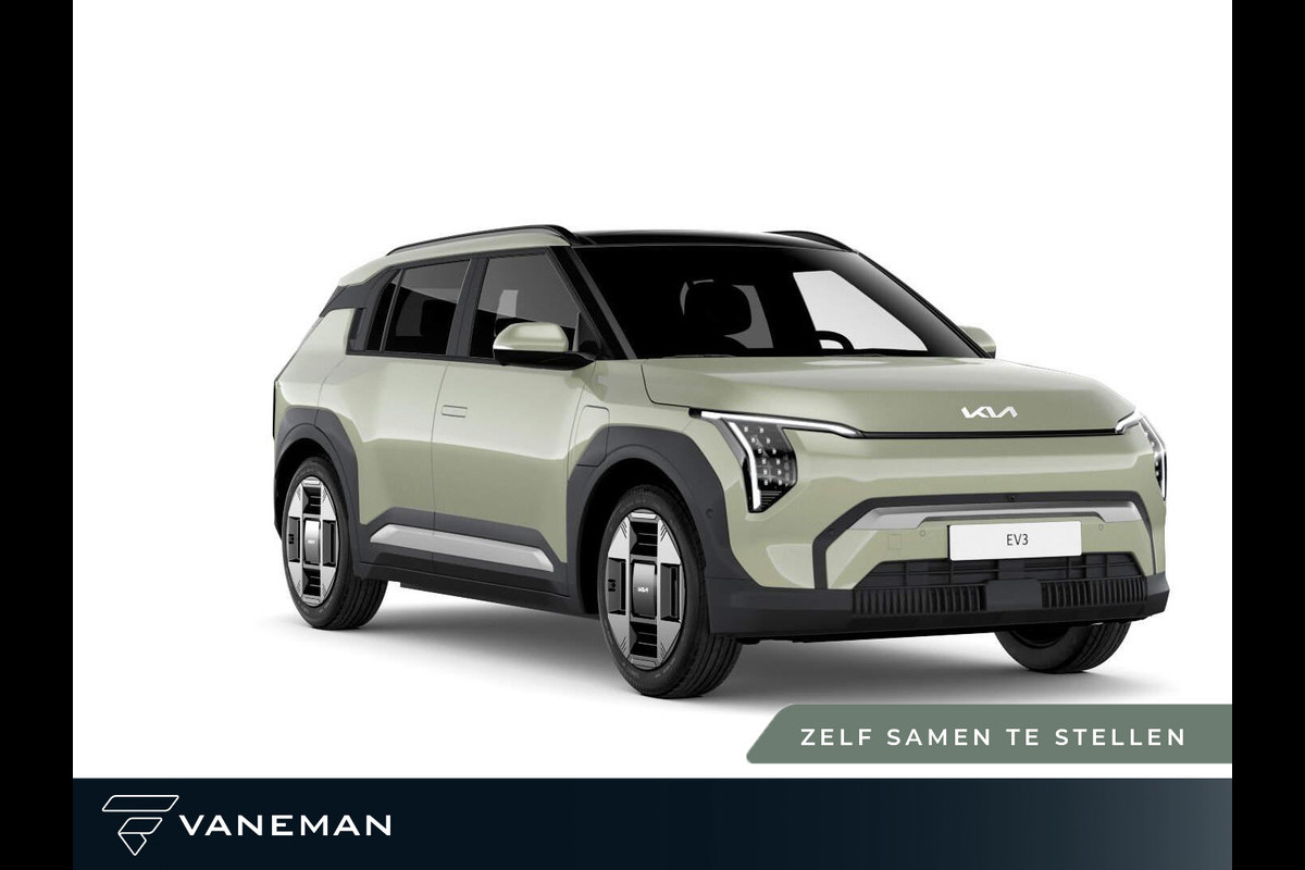 Kia EV3 Plus Advanced 81.4 kWh | Elektrisch glazen schuif-/kanteldak | Zelf samenstellen Kia EV3 Plus Advanced 81.4 kWh | Elektrisch glazen schuif-/kanteldak | Zelf samenstellen