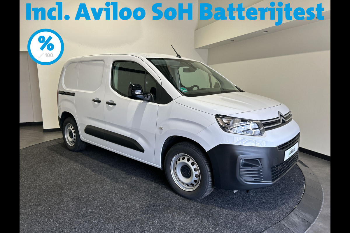 Citroën E-Berlingo 136 L1 50 kWh | Bluetooth | Cruise control SoH (batterijcheck) 100 % score! Citroën E-Berlingo 136 L1 50 kWh | Bluetooth | Cruise control SoH (batterijcheck) 100 % score!