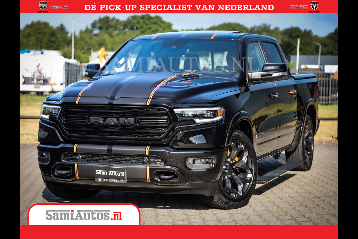 Dodge Ram 1500 Limited 5.7 V8 4X4 Hemi | Meest volle Hemi limited uitvoering | Hud | Mwk | Striping | Comfortabele Dubbele Cabine met Royale 5 Zitplaatsen | Dodge Ram 1500 Limited 5.7 V8 4X4 Hemi | Meest volle Hemi limited uitvoering | Hud | Mwk | Striping | Comfortabele Dubbele Cabine met Royale 5 Zitplaatsen |
