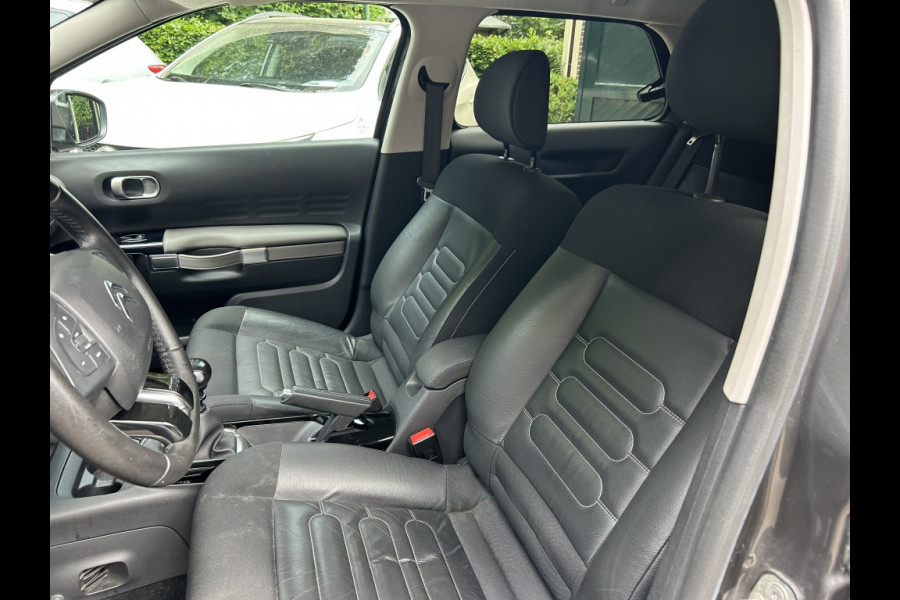 Citroën C4 Cactus 1.2 PT 110pk Shine Leder, Navi, Camera, Carplay, 17" LMV