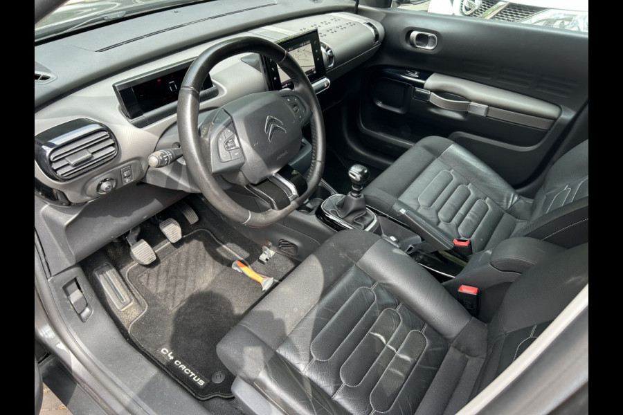Citroën C4 Cactus 1.2 PT 110pk Shine Leder, Navi, Camera, Carplay, 17" LMV