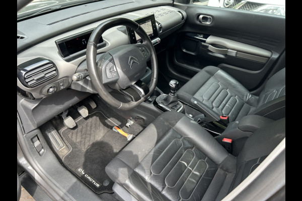 Citroën C4 Cactus 1.2 PT 110pk Shine Leder, Navi, Camera, Carplay, 17" LMV