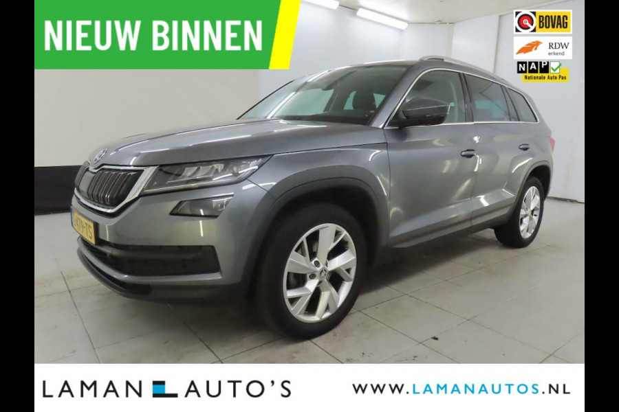 Škoda Kodiaq 1.5 TSI 150pk DSG Limited Business Edition Aut. | Panorama Open dak Leder/Alcantara CarPlay Canton ECC Navi LED ACC 19" LMV Came