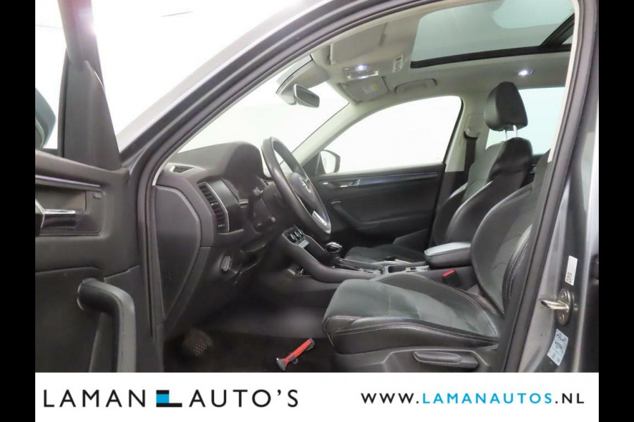 Škoda Kodiaq 1.5 TSI 150pk DSG Limited Business Edition Aut. | Panorama Open dak Leder/Alcantara CarPlay Canton ECC Navi LED ACC 19" LMV Came