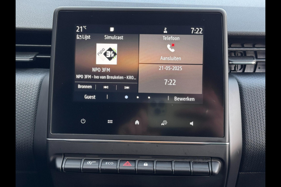 Renault Clio 1.0 TCe / 100 PK / Navigatie by App / Cruise Control / Airco / NED-Clio / 1e Eigenaar