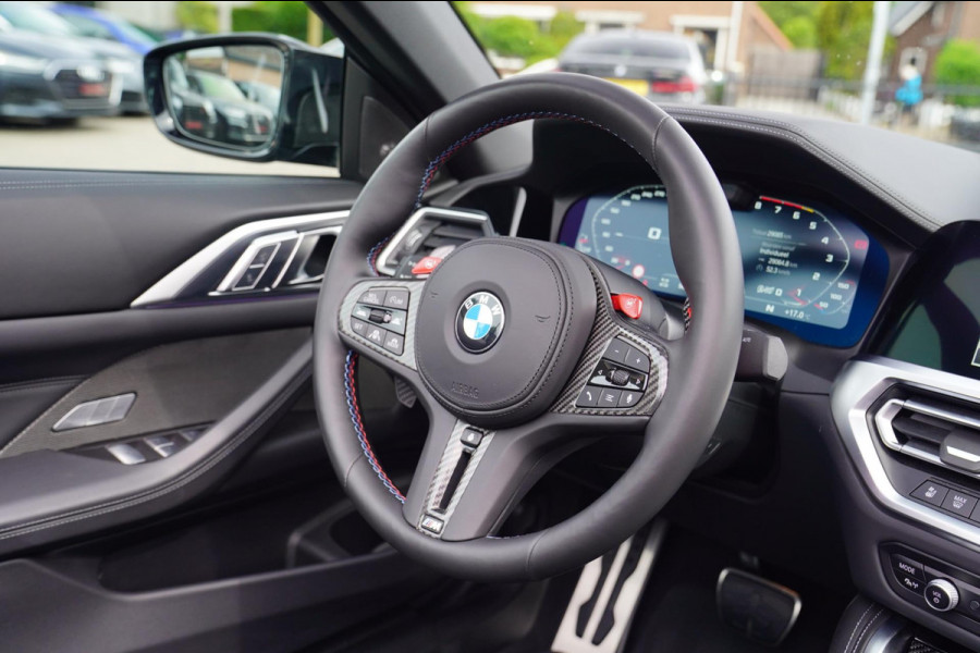 BMW 4 Serie Cabrio M4 xDrive Competition | Carbon | Keramisch | M Drivers Package | Stoelkoeling | 360 cam | HuD | Harman/Kardon |