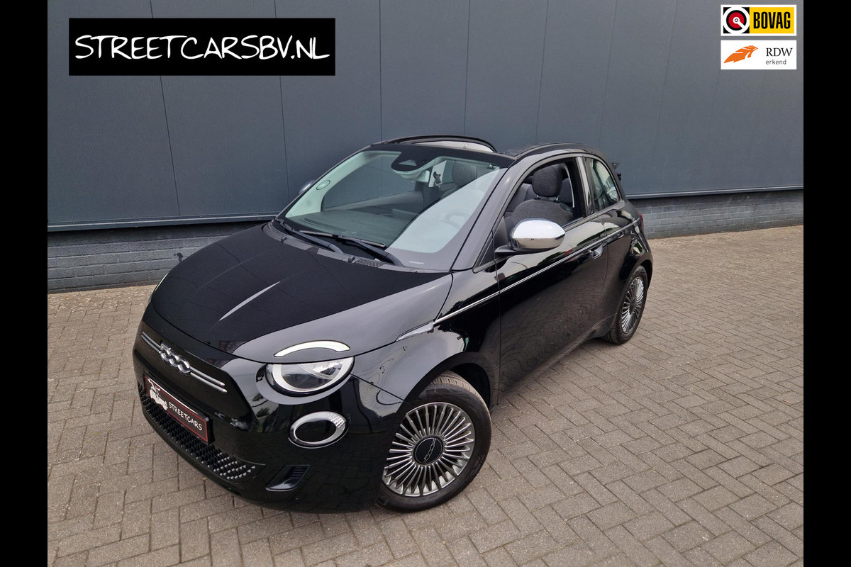 Fiat 500C 42 kWh 118PK /Stoelverw /Carplay /Android Auto Fiat 500C 42 kWh 118PK /Stoelverw /Carplay /Android Auto