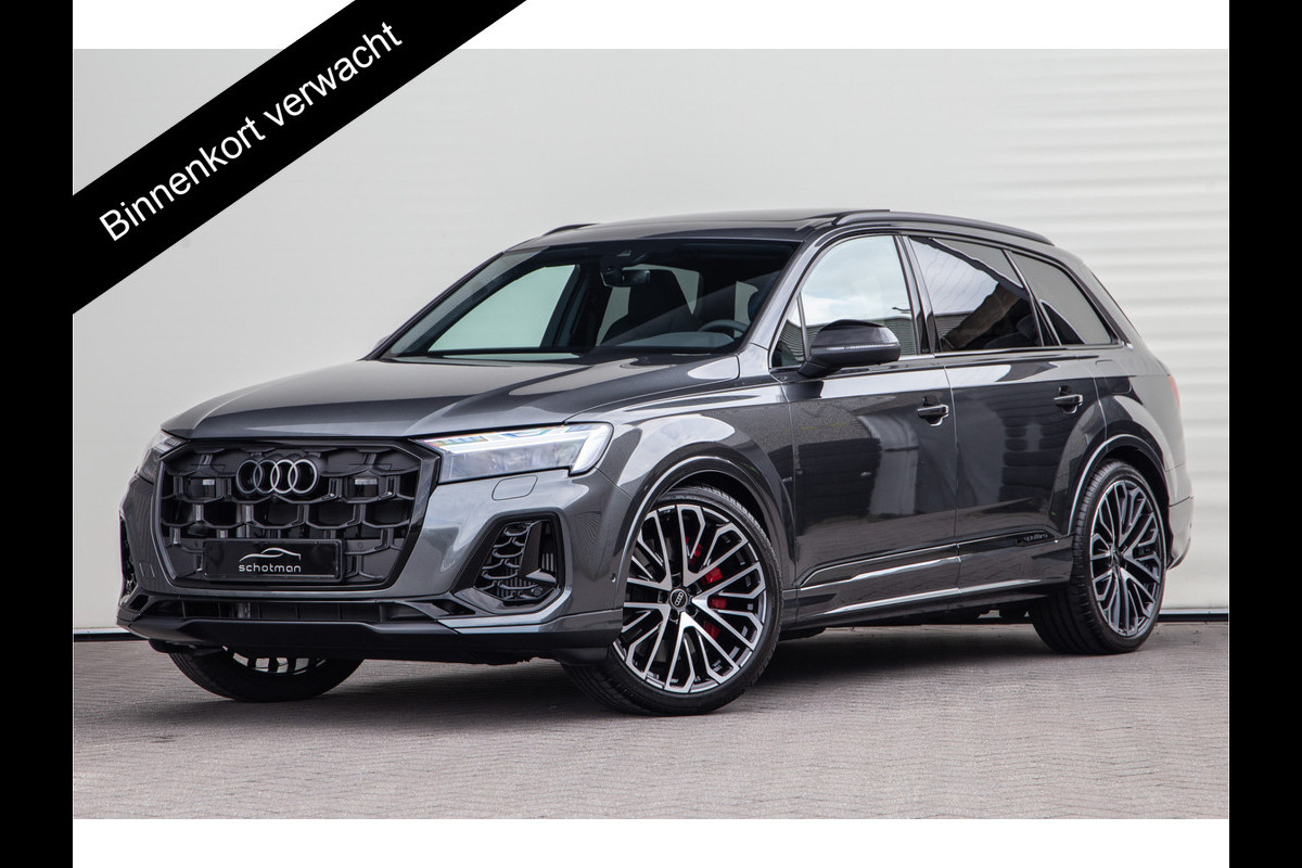 Audi Q7 60 TFSI e quattro Competition Facelift 4Wielsturing, Carbon, Pano, 490pk Audi Q7 60 TFSI e quattro Competition Facelift 4Wielsturing, Carbon, Pano, 490pk