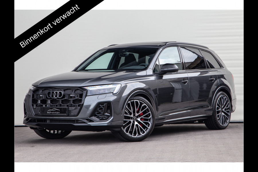 Audi Q7 60 TFSI e quattro Competition Facelift 4Wielsturing, Carbon, Pano, 490pk