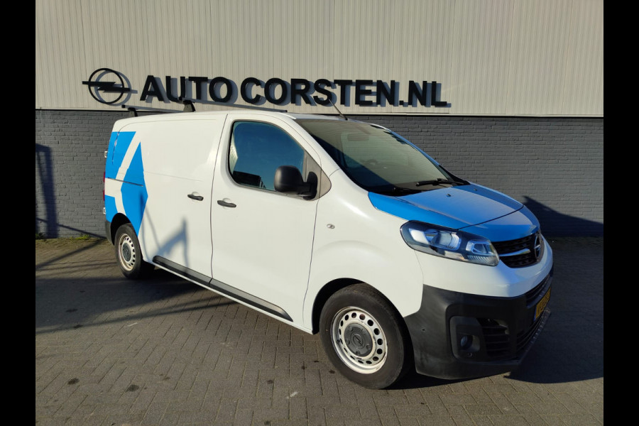 Opel Vivaro 2.0D 123pk L2H1 3-Pers Navi CameraApple Carplay Android Auto Airco PDC Cruise Control Regensensor Betonplex vloer Wandbetimmering 6-bak Dakdragers Elektr. ramen Dakdragers  EURO6  Connect-Navi ESP Edition Euro 6 340NM Koppel