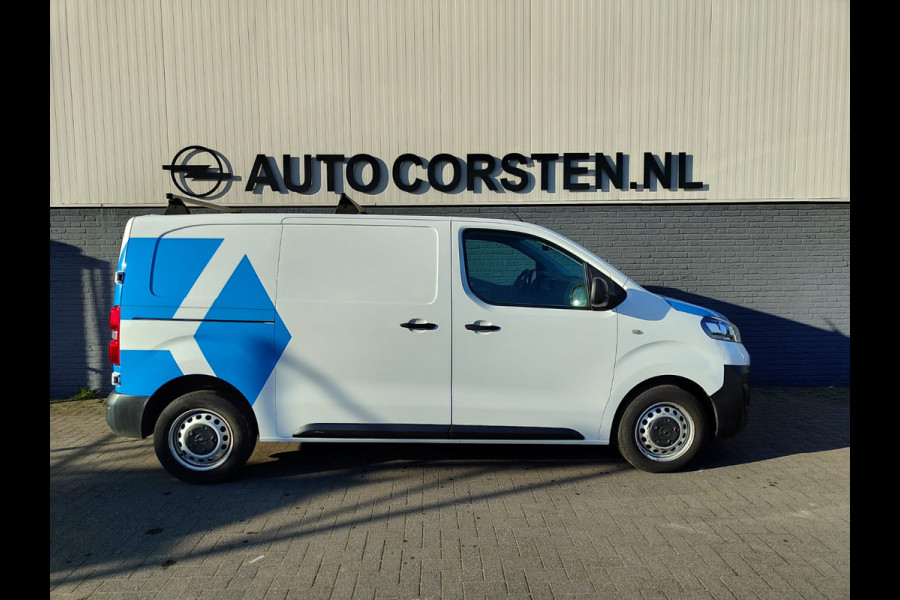 Opel Vivaro 2.0D 123pk L2H1 3-Pers Navi CameraApple Carplay Android Auto Airco PDC Cruise Control Regensensor Betonplex vloer Wandbetimmering 6-bak Dakdragers Elektr. ramen Dakdragers  EURO6  Connect-Navi ESP Edition Euro 6 340NM Koppel