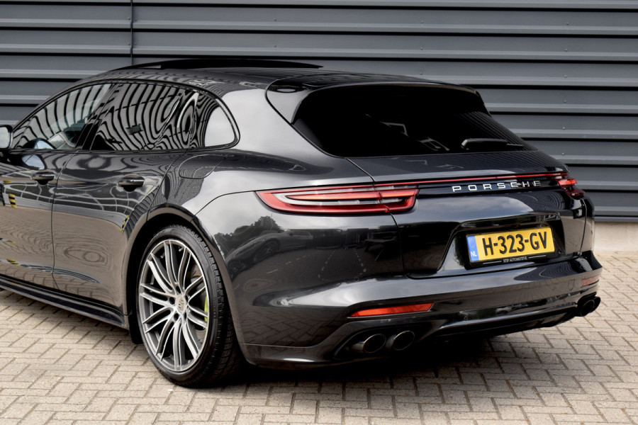 Porsche Panamera Sport Turismo 2.9 4 E-Hybrid Sport Design | Panoramadak | ACC | Bose | Sportuitlaat | 21'' Velgen | Head-Up | CarPlay |