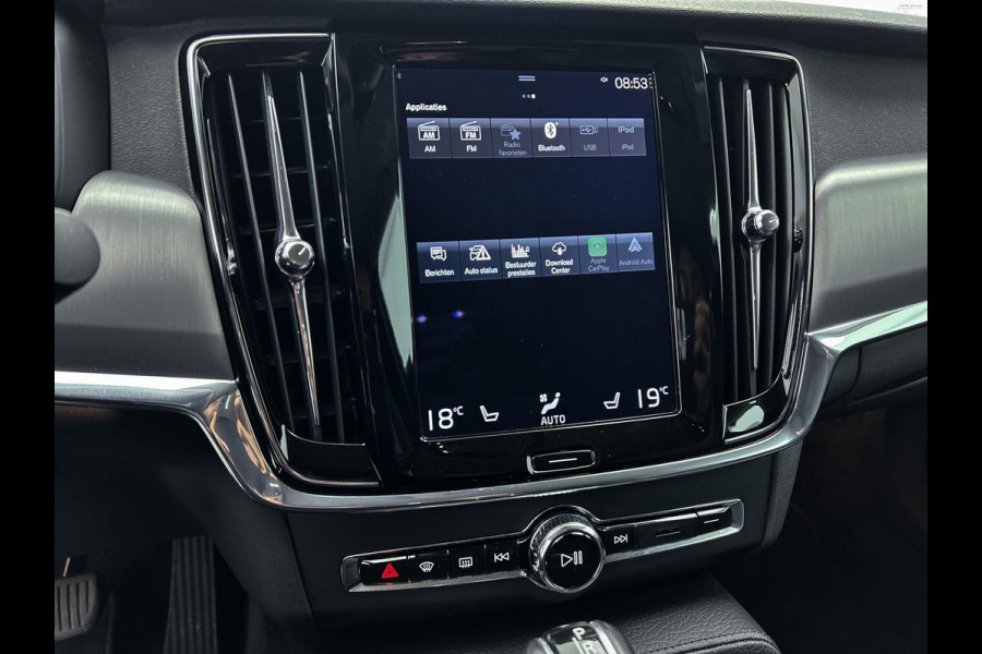 Volvo S90 2.0 T6 AWD Inscription | 320 PK | VOL!! | Leder | Drive ass | Stoelverw V+A | Pilot ASS | MemSeats | Digitale dash |