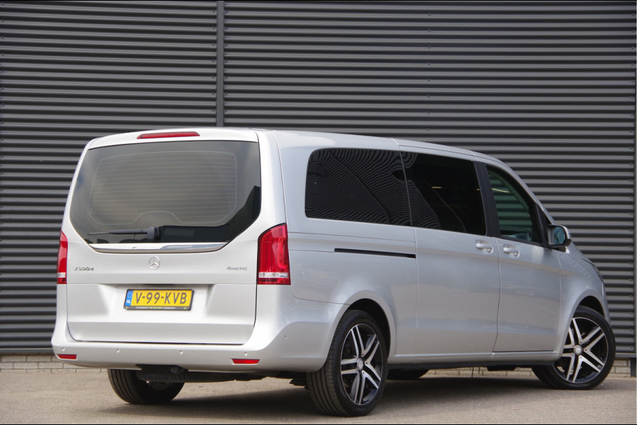 Mercedes-Benz V-Klasse 300d 4-MATIC XL DC-5P, AUT. LED, LEDER, MEMORY, 2X ELEKTR. SCHUIFDEUR, MBUX 10'', 360 CAMERA, TREKHAAK AFNEEMBAAR, PARKEERSENSOR