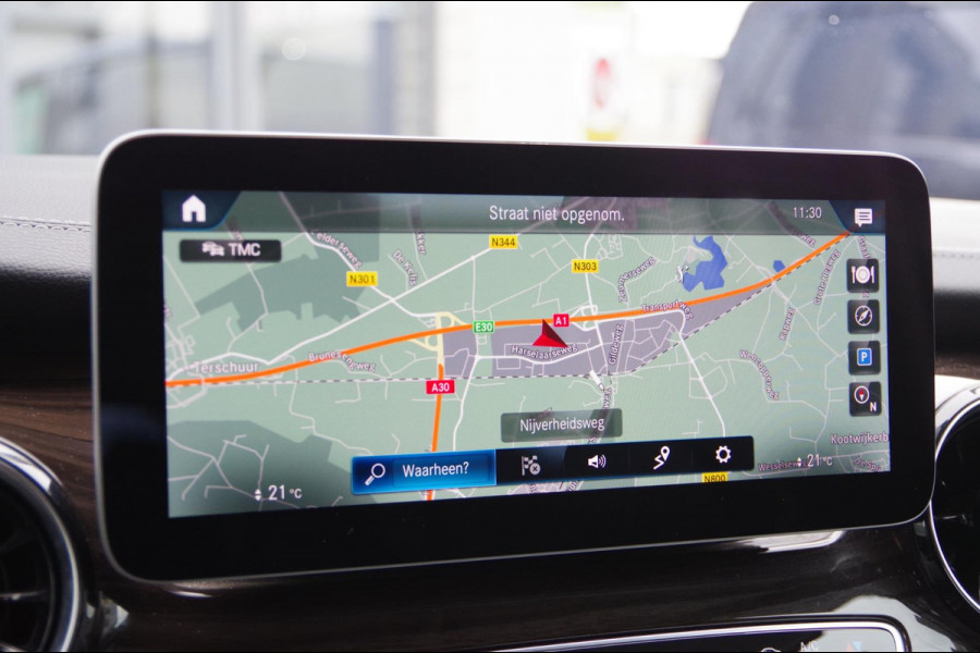 Mercedes-Benz V-Klasse 300d 4-MATIC XL DC-5P, AUT. LED, LEDER, MEMORY, 2X ELEKTR. SCHUIFDEUR, MBUX 10'', 360 CAMERA, TREKHAAK AFNEEMBAAR, PARKEERSENSOR