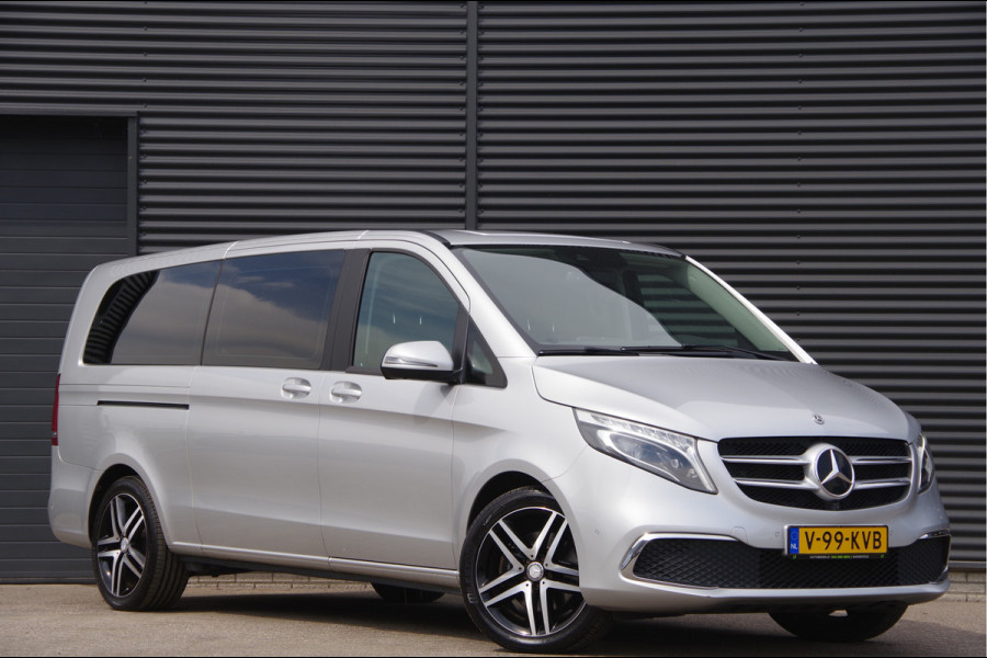 Mercedes-Benz V-Klasse 300d 4-MATIC XL DC-5P, AUT. LED, LEDER, MEMORY, 2X ELEKTR. SCHUIFDEUR, MBUX 10'', 360 CAMERA, TREKHAAK AFNEEMBAAR, PARKEERSENSOR