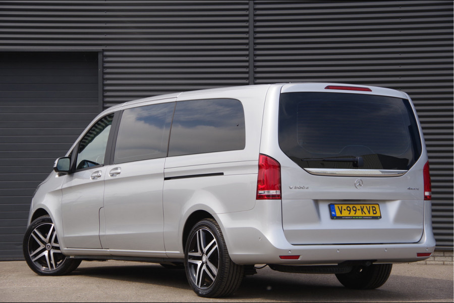 Mercedes-Benz V-Klasse 300d 4-MATIC XL DC-5P, AUT. LED, LEDER, MEMORY, 2X ELEKTR. SCHUIFDEUR, MBUX 10'', 360 CAMERA, TREKHAAK AFNEEMBAAR, PARKEERSENSOR