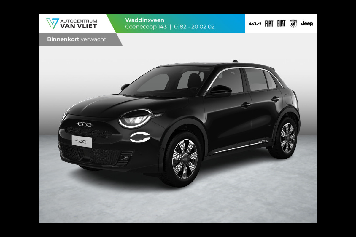 Fiat 600 1.2 Hybrid 110pk Black Edition | Uit voorraad leverbaar ! Fiat 600 1.2 Hybrid 110pk Black Edition | Uit voorraad leverbaar !