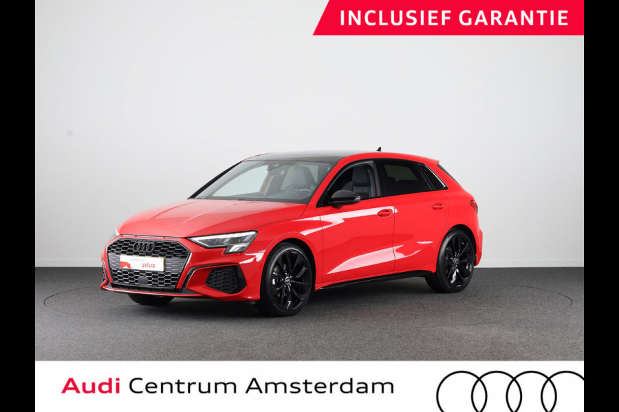 Audi A3 Sportback 35 TFSI S edition 150 pk S-tronic | Verlengde garantie | Navigatie | Panoramadak | Parkeersensoren (Park assist) | Cruise control | Full-LED koplampen | S-line |