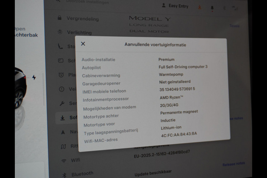 Tesla Model Y Long Range AWD 75 kWh AUTOPILOT | TREKHAAK AFNEEMBAAR | TESLA GARANTIE T/M 4-2027
