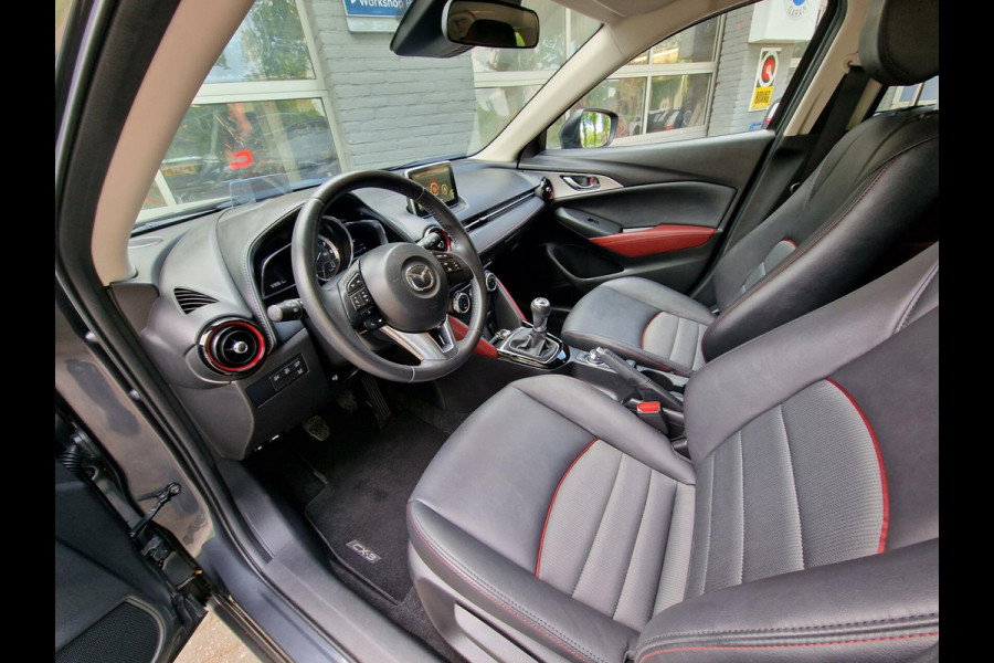 Mazda CX-3 2.0 SkyActiv-G 120 GT-M Line 120PK|Leer|Clima|18-inch|LED|69.061KM|