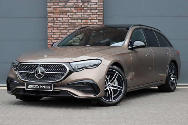 Mercedes-Benz E-Klasse 300 e AMG Line Aut9 | MBUX Hyperscreen | Distronic+ | Burmester | Panoramadak | Memory | 3D-Display | Trekhaak | Digital Light | HUD | Surround Camera |