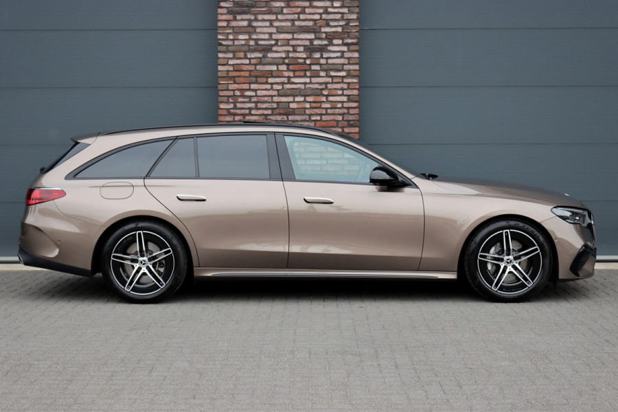 Mercedes-Benz E-Klasse 300 e AMG Line Aut9 | MBUX Hyperscreen | Distronic+ | Burmester | Panoramadak | Memory | 3D-Display | Trekhaak | Digital Light | HUD | Surround Camera |