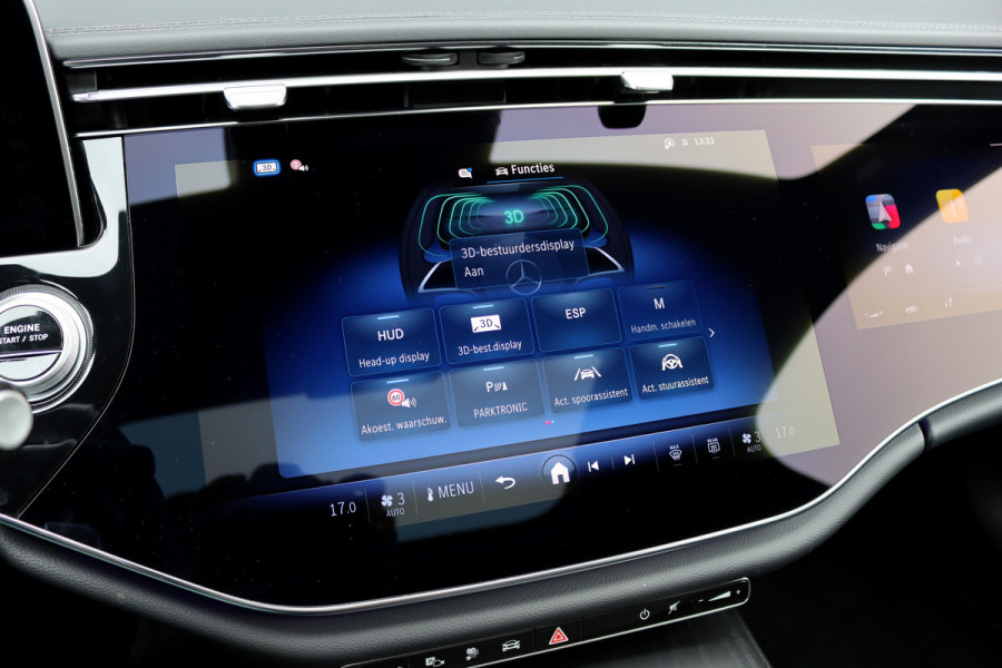 Mercedes-Benz E-Klasse 300 e AMG Line Aut9 | MBUX Hyperscreen | Distronic+ | Burmester | Panoramadak | Memory | 3D-Display | Trekhaak | Digital Light | HUD | Surround Camera |