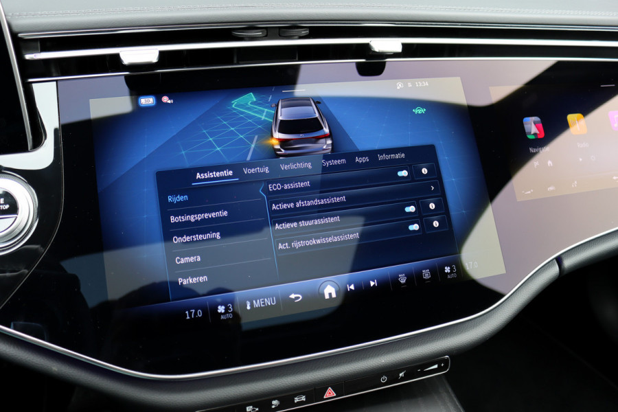 Mercedes-Benz E-Klasse 300 e AMG Line Aut9 | MBUX Hyperscreen | Distronic+ | Burmester | Panoramadak | Memory | 3D-Display | Trekhaak | Digital Light | HUD | Surround Camera |