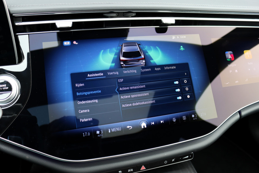 Mercedes-Benz E-Klasse 300 e AMG Line Aut9 | MBUX Hyperscreen | Distronic+ | Burmester | Panoramadak | Memory | 3D-Display | Trekhaak | Digital Light | HUD | Surround Camera |