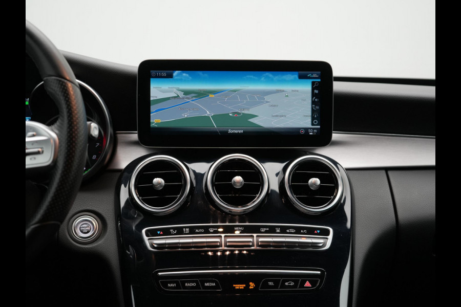 Mercedes-Benz C-Klasse Estate 300 e Advantage Pack Plug In Hybrid PHEV | Multibeam LED | Navigatie | Apple Carplay | Lederen Sportstoelen Verwarmd | Afneembare Trekhaak