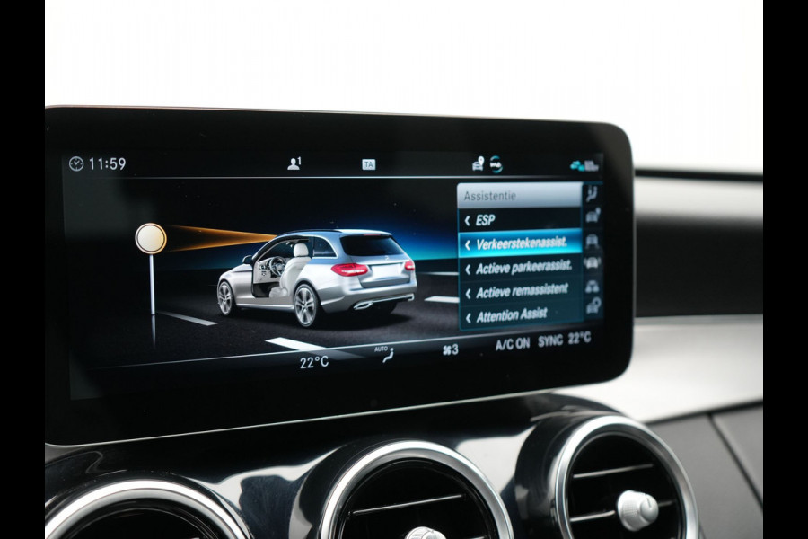 Mercedes-Benz C-Klasse Estate 300 e Advantage Pack Plug In Hybrid PHEV | Multibeam LED | Navigatie | Apple Carplay | Lederen Sportstoelen Verwarmd | Afneembare Trekhaak
