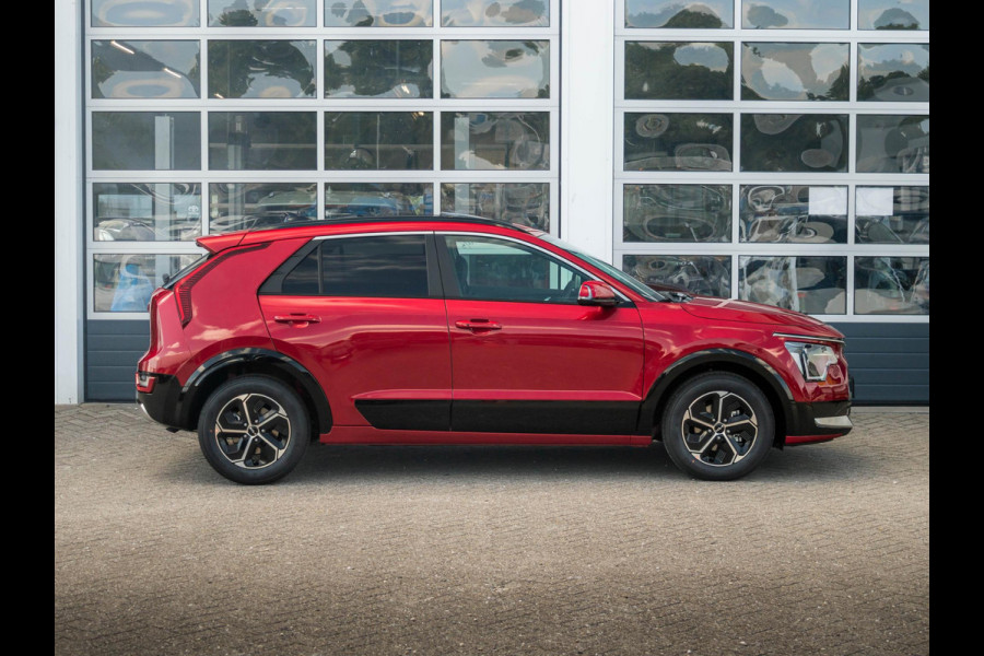 Kia Niro 1.6 GDi Hybrid DynamicPlusLine l Direct leverbaar l ANWB Private Lease v.a. € 484,-| Snelle Levering | LED | Clima | Navi | Carplay | Stoel&Stuur Verwarming | Schuif-/Kanteldak | Head-up display