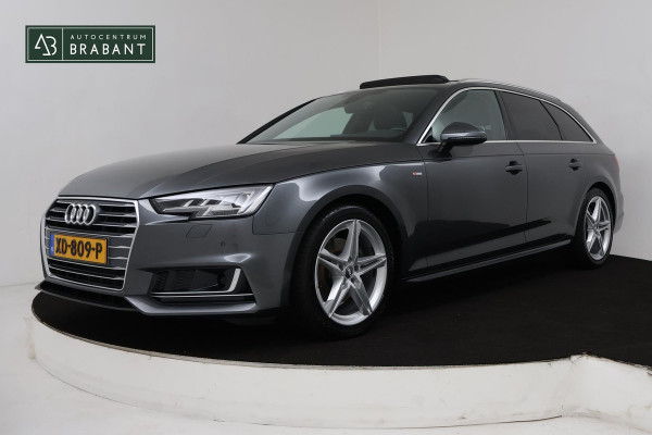 Audi A4 Avant 2.0 TFSI MHEV Sport S line black edition (PANORAMADAK, TREKHAAK, CRUISE, NAVIGATIE, STOELVERWARMING, CAMERA)