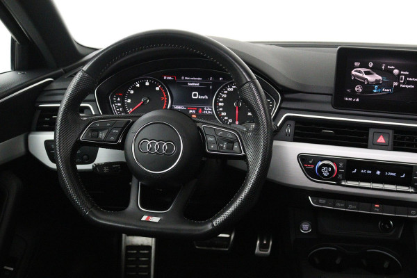 Audi A4 Avant 2.0 TFSI MHEV Sport S line black edition (PANORAMADAK, TREKHAAK, CRUISE, NAVIGATIE, STOELVERWARMING, CAMERA)