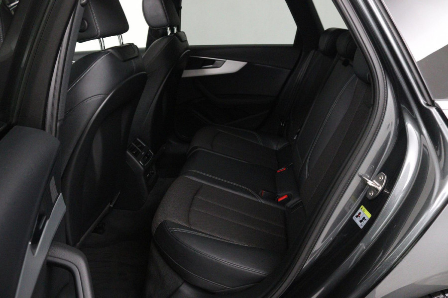 Audi A4 Avant 2.0 TFSI MHEV Sport S line black edition (PANORAMADAK, TREKHAAK, CRUISE, NAVIGATIE, STOELVERWARMING, CAMERA)