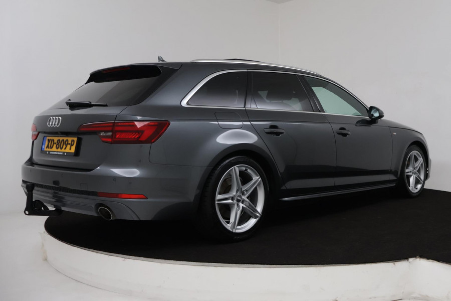 Audi A4 Avant 2.0 TFSI MHEV Sport S line black edition (PANORAMADAK, TREKHAAK, CRUISE, NAVIGATIE, STOELVERWARMING, CAMERA)