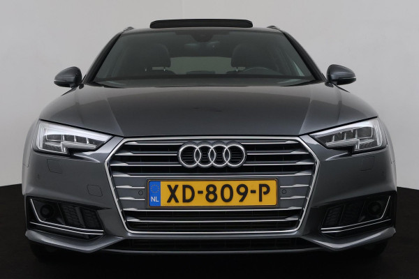 Audi A4 Avant 2.0 TFSI MHEV Sport S line black edition (PANORAMADAK, TREKHAAK, CRUISE, NAVIGATIE, STOELVERWARMING, CAMERA)