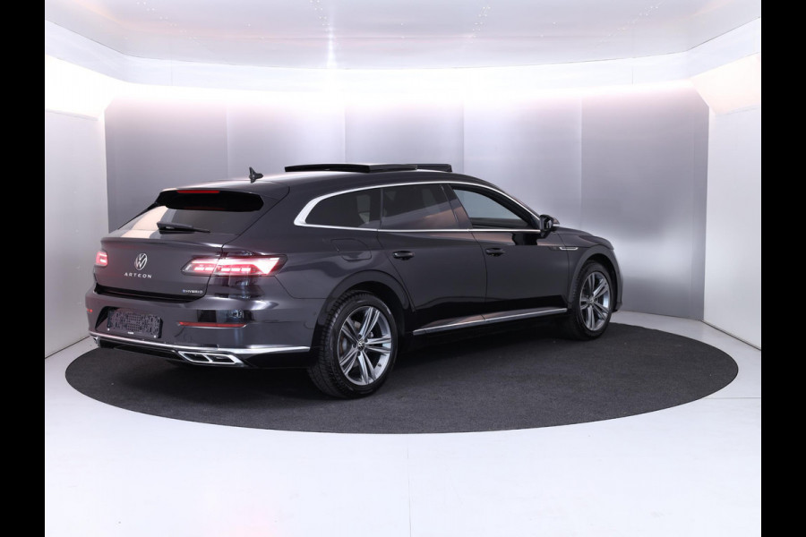Volkswagen Arteon Shooting Brake 1.4 TSI eHybrid R-Line Business 218 pk Automaat (DSG) | Verlengde garantie | Navigatie | Panoramadak | Parkeersensoren (Park assist) | Achteruitrijcamera | Lederen bekleding |