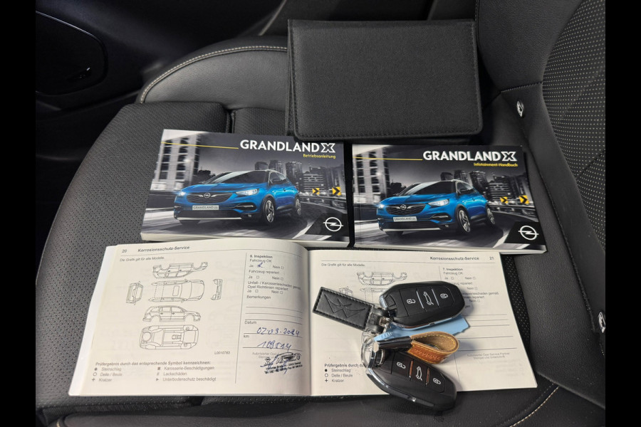 Opel Grandland X Turbo 1.2 Ultimate APPLE CARPLAY LANE-ASSIST NAVIGATIE CAMERA LEDER CRUISE AIRCO PDC STOEL/ STUURVERWARMING
