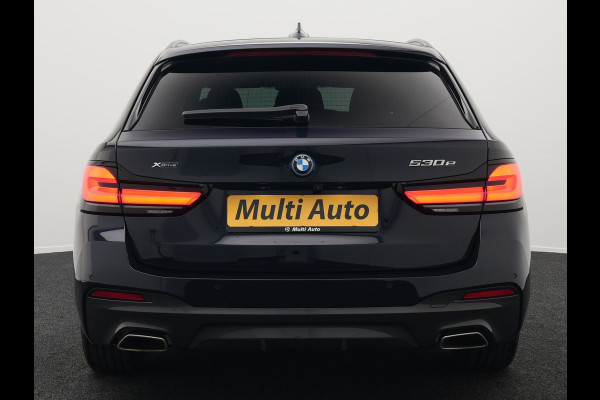 BMW 5 Serie Touring 530e xDrive M Sport Plug in Hybrid | PHEV | Adaptive Cruise | Meesturende achteras | Lederen Sportstoelen Memory | Adaptive Onderstel | Carplay | Camera | LED |