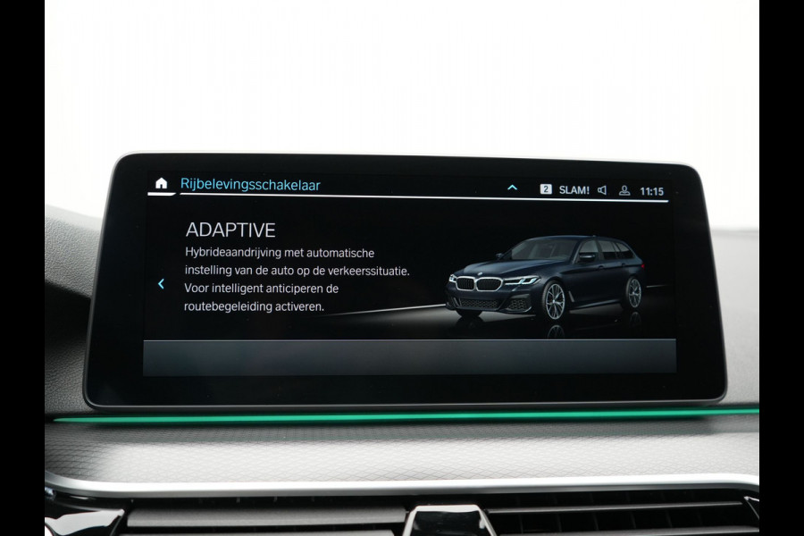 BMW 5 Serie Touring 530e xDrive M Sport Plug in Hybrid | PHEV | Adaptive Cruise | Meesturende achteras | Lederen Sportstoelen Memory | Adaptive Onderstel | Carplay | Camera | LED |