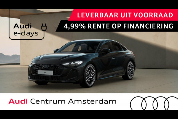 Audi A5 2.0 e-hybrid quattro S edition trekhaak, omgevingscamera's, adaptive cruise control, MMI bijrijdersscherm, comfortsleutel, optiek pakket zwart, LM velgen 20"